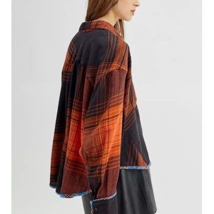 BDG Karl Slouchy Flannel Button-Down Shirt